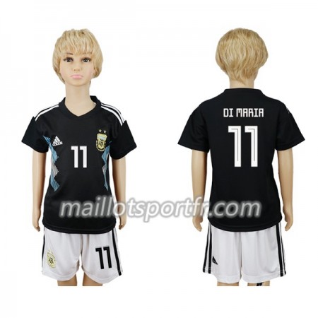 Maillot de Foot Argentine Di Maria 11 Enfant Exterieur Coupe du monde 2018